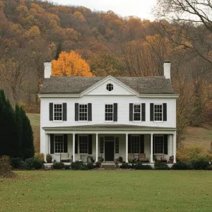 Colonial Charm in the Autumn Hills