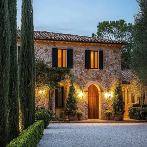 Stone Villa Under the Stars
