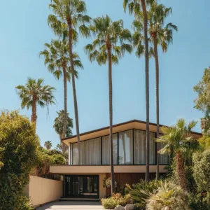 Nestled Nostalgia: 70s Palm Perfection