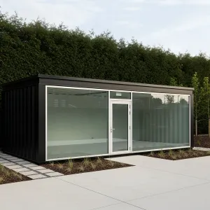 Sleek Box Meets Nature: An Unlikely Duo
