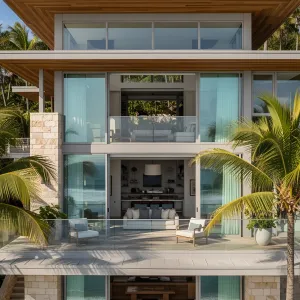 Sunlit Haven with a Splash of Breeze