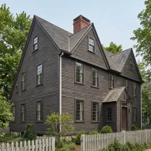 Smoky Gabled Village Homestead