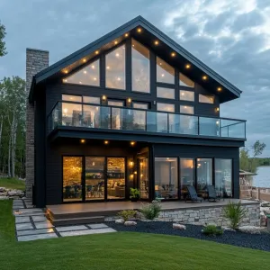 Modern Lakeside Retreat