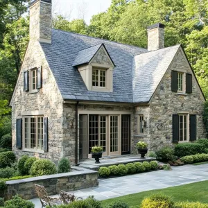 Nestled Stone Nook with Peekaboo Gables