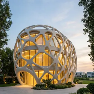 Cellular Lantern Garden Pavilion