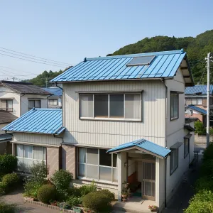 Azure Eaves Garden Walkhouse