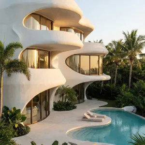 Lagoon Drift Tropical Cloud Residence