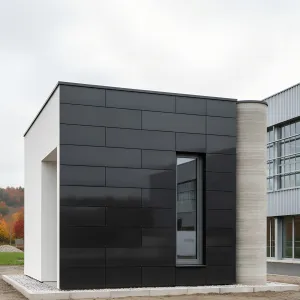 Graphite-Panel Micro Pavilion