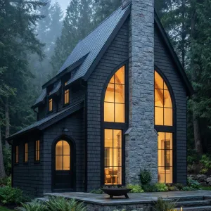 Fogbound Hearthspire Forest Cottage