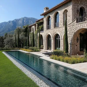 Rustic Italian Villa with Stunning Mountain Views