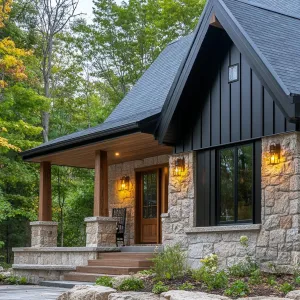 Nature Nestled Stone and Timber Abode