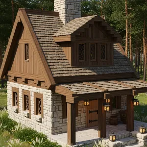 Forest Getaway with a Stone and Wood Charm