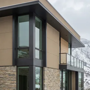 Mountain Edge Panoramic Window Villa