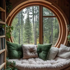Circular Sanctuary: Curl Up with a View