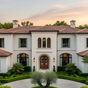 Opulent Mediterranean Haven with Circular Driveway