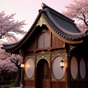 Exquisite Pagoda Hideaway in Blossom Haven