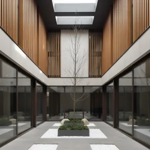 Zen Nook: A Courtyard Repose