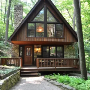 A-Frame Hideout: Treehugger’s Delight