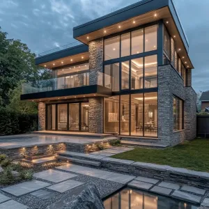 Gleaming Stone Symmetry Villa