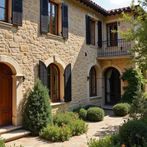 Stony Sanctuary With Shuttered Charm