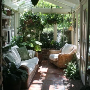 Glass-walled Garden Room