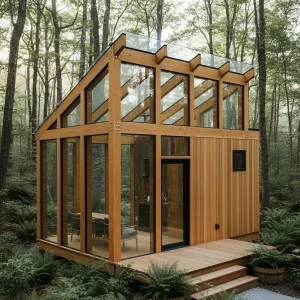 Fernlit Sawtooth Glass Cabin