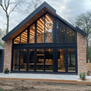 Gable House Glow: Light and Lofty