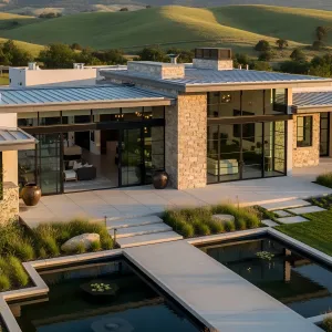 Modern Prairie Dwelling in the Hills