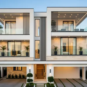 Luxurious Modern Duplex Exterior