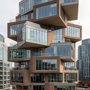 Staggered Cubes Create Modern Marvel