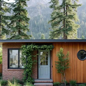Retro Retreat Amidst Evergreens