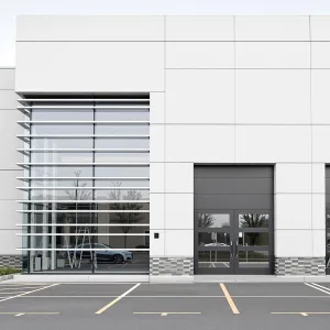 Sleek Modern Industrial Facade