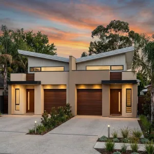 Sunset Skillion Roof Twin Retreat