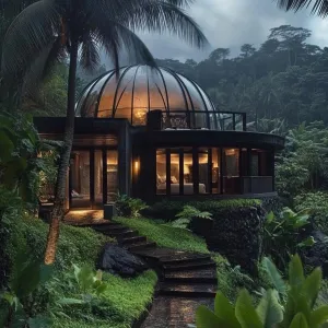 Rainforest Lumen Dome House