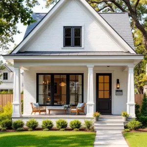 Charming Porch Perch Under the Oaks