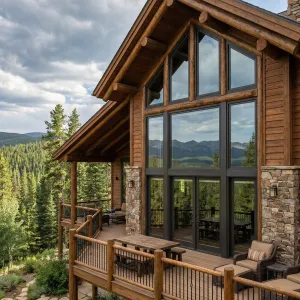 Grand Lodge Deck Over Forest Horizon