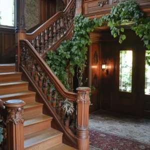 Woodland Wonderland: A Cozy Cottagecore Staircase