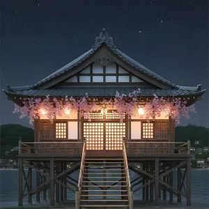 Starlit Haven: Japan’s Beachfront Jewel