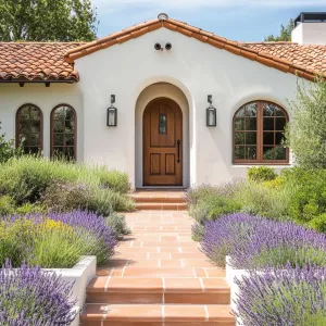 Lavender Pathway to a Spanish Dream
