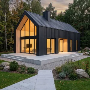 Black Gable Scandinavian Light Lodge