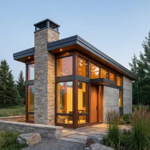 Stone Hearth Prairie Light Cabin