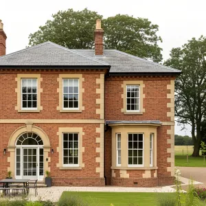 Red Brick Delight in Victorian Haven