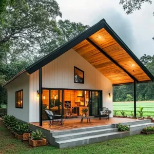 A Contemporary Cabin Oasis