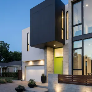 Neon Threshold Concrete Oasis