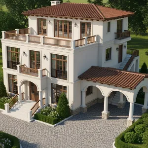 Elegant Mediterraneo: Terrace Tapestry