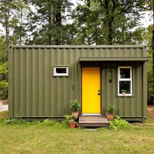The Green Box Sanctuary: A Yellow Door Delight