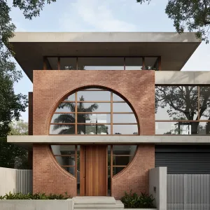 Orbiting Brick Circle House