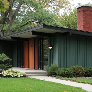 Emerald Eaves: Flat Roof Delight