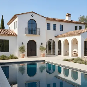 Mediterranean Dreamscape with a Splash