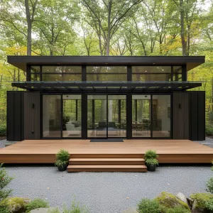 Woodland Atrium With Glass Canopy